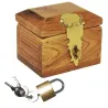 Cajita Anillo de Madera