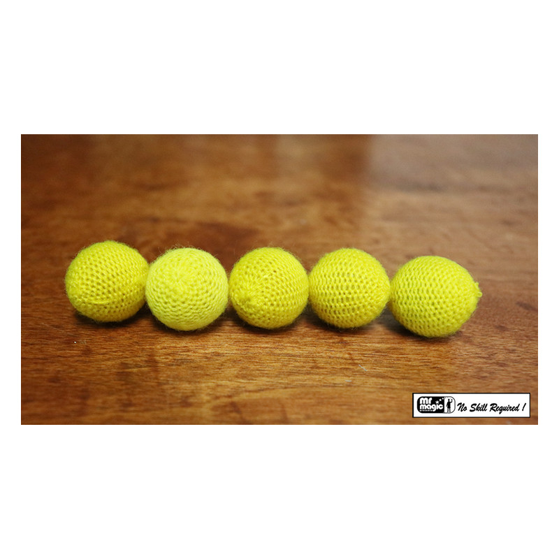 Set de 5 Bolas de Crochet con Chop
