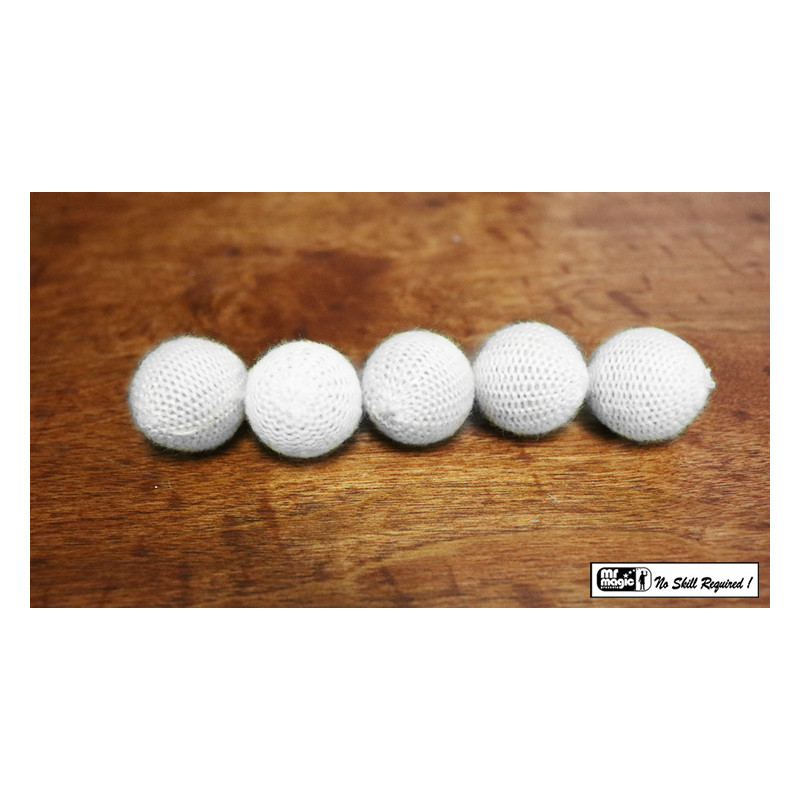 Set de 5 Bolas de Crochet con Chop